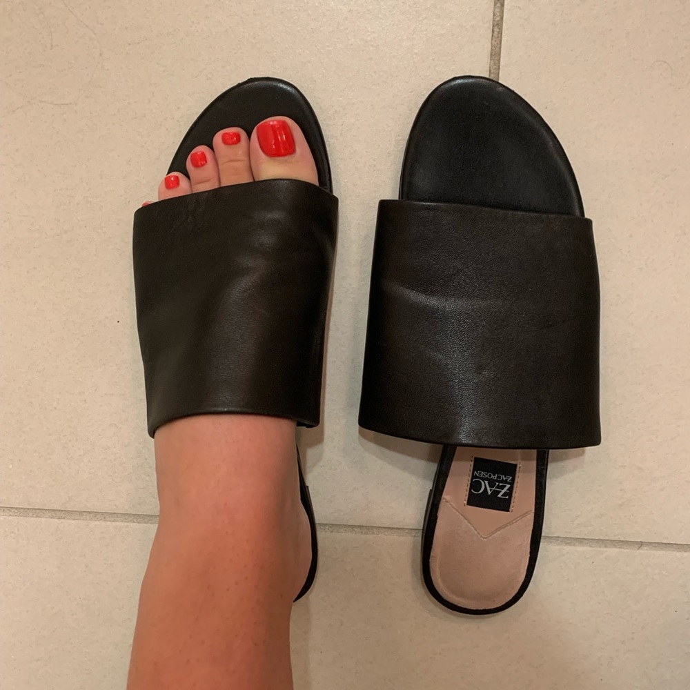 Zac Posen black sandals